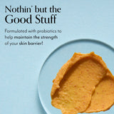 Bliss Pumpkin Face Mask is formulated with probiotics to help maintain the strength of your skin barrier