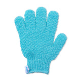 Bliss Go Scrubs Face + Body Exfoliating Gloves in blue