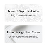 Lemon & Sage Happy Hands Cream & Wash Duo Textures