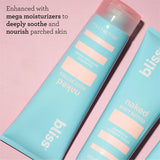 Bliss Naked Body Butter Unscented Moisturizer is an enhanced mega moisturizer to deeply soothe and nourish parched skin