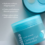 Clear Genius Clarifying Gel Moisturizer with Clarity 5 Complex benefits