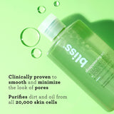 Bliss Disappearing Act Toner is clinically proven to smooth & minimize the look of pores