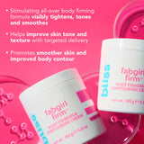 Bliss Fabgirl Firm Skin Tightening Body Cream benefits