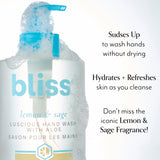 Lemon & Sage Luscious Hand Wash with Aloe Product Benefits