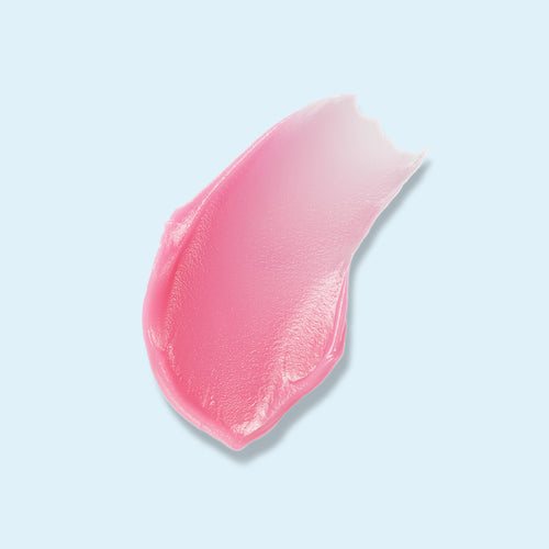 Bliss Fabulips Overnight Lip Mask Color swatch of lip mask product with bright pink hue
