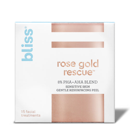 Bliss Rose Gold Rescue™ Peel packaging