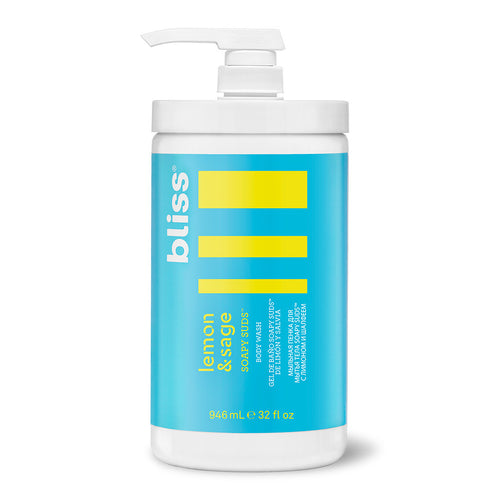 Bliss Lemon & Sage Soapy Suds - Foaming Body Wash Pro Size (32 oz)
