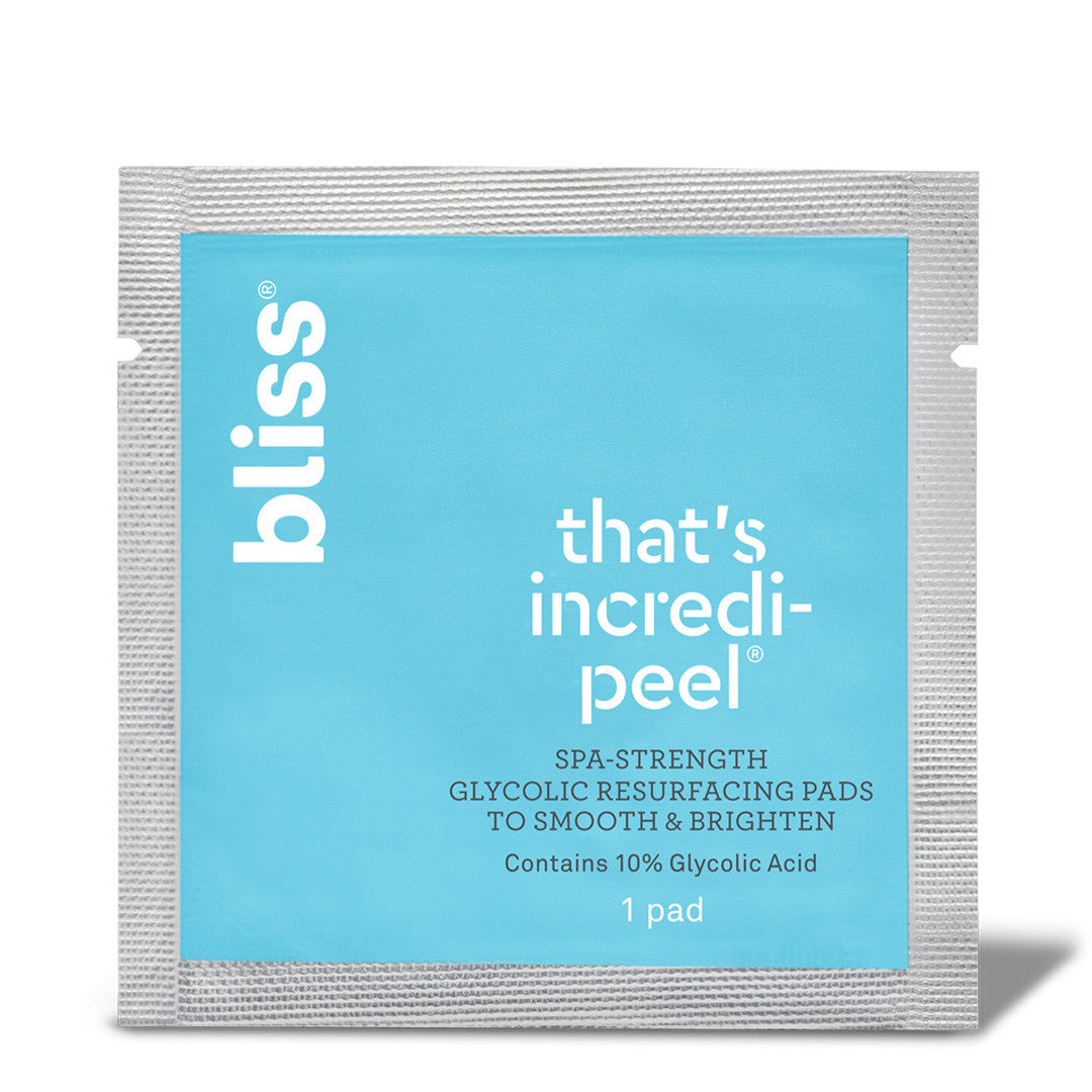 Bliss That's Incredi-peel - Glycolic Face Peel Pads Sample