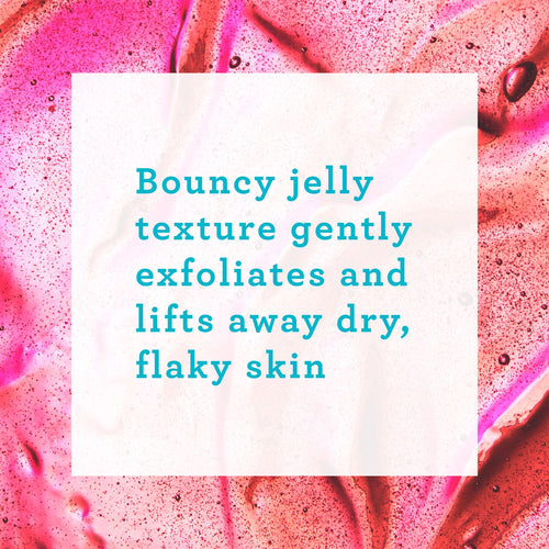 Bliss Jelly Glow Gentle Exfoliator Peel has a bouncy jelly texture that gently exfoliates and lifts away dry, flaky skin 