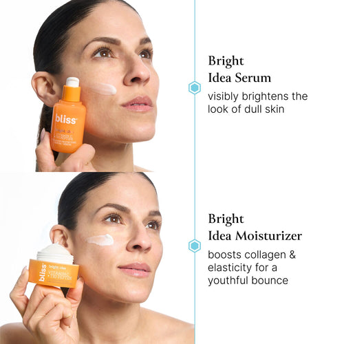 Bliss Brighten Up Radiant Skin Duo product benefits