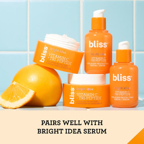 Bliss Bright Idea Moisturizer full collection lifestyle image