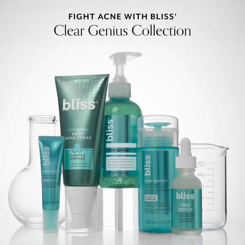 Bliss Clear Genius Clarifying Liquid Peel is part of the Clear Genius collection