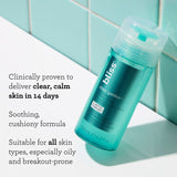 Bliss Clear Genius clarifying 2-in-1 toner and serum is clinically proven to deliver clear, calm skin in 14 days. It has a soothing, cushiony formula and is suitable for all skin types, especially oily and breakout-prone
