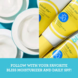 Bliss That's Incredi-peel Glycolic Acid Pads should be followed with your favorite Bliss moisturizer and daily SPF