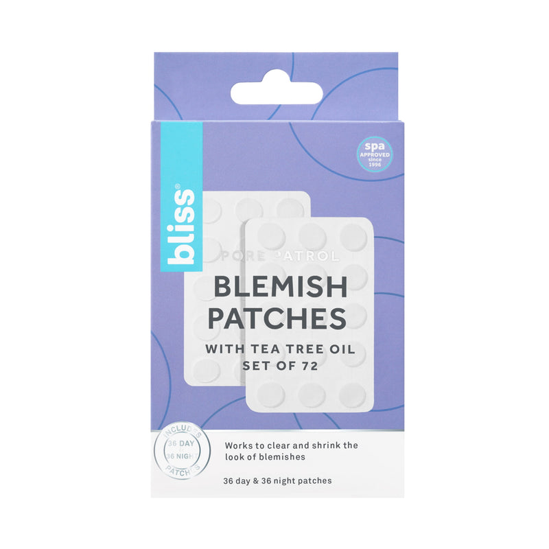 Pore Patrol Blemish Patches, 72 clear circles, box