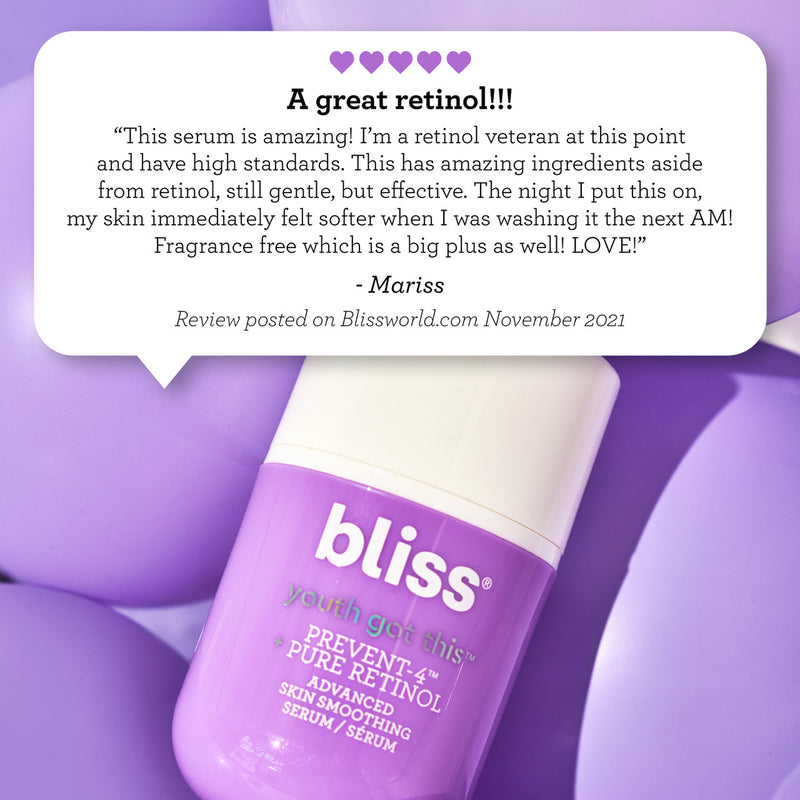 Bliss Youth Got This Serum customer review